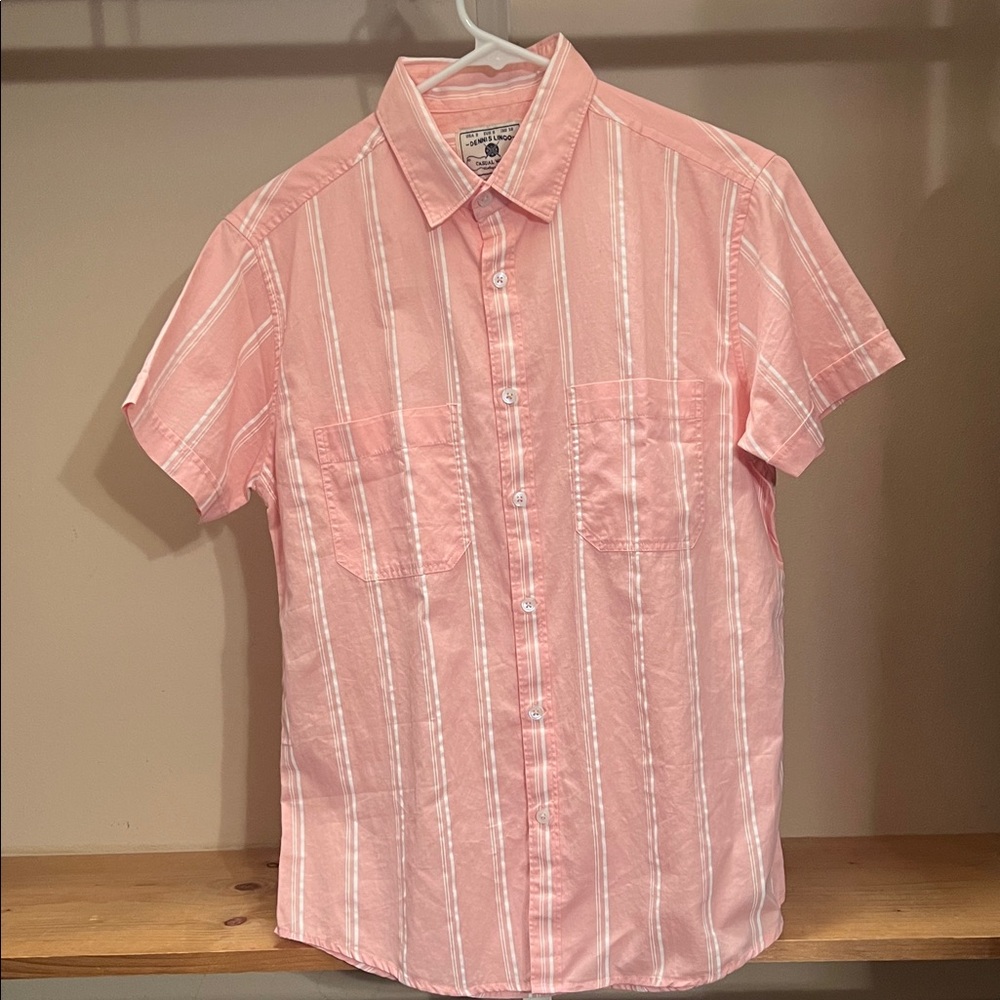 Polo Ralph Lauren Pink and White Striped Shirt